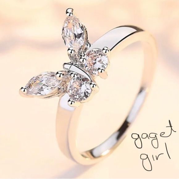 Amy Butterfly Promise Ring - Picture 9 of 9